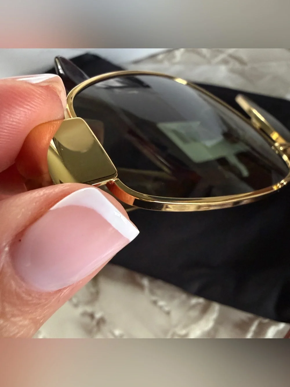 Celine Triomphe 57mm Pilot Sunglasses, New with Tags - Picture 9 of 15